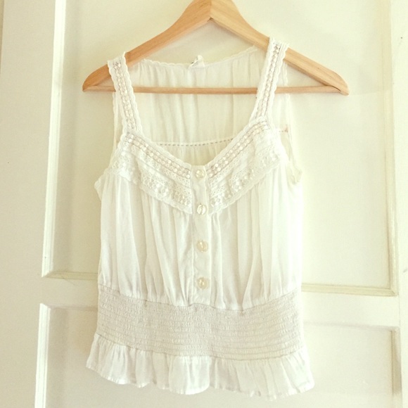 Free People Tops - Free People peasant tank top