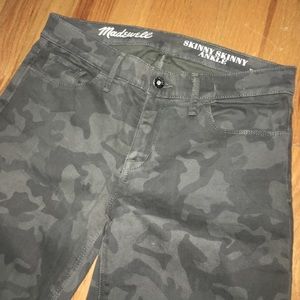 Madewell Skinny Skinny Ankle Camo Jeans