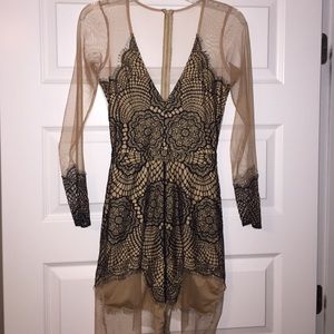 For Love & Lemons Antigua Mini Dress