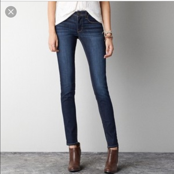 Dark blue jeans