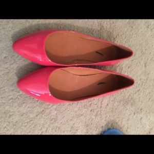 Madewell Pink patent Flats