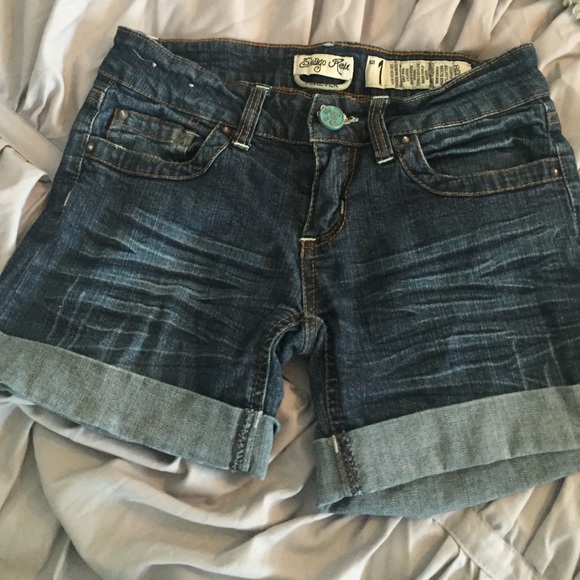 Swim dark washed shorts