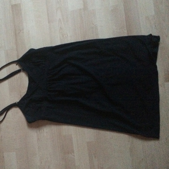 Spaghetti strap black dress
