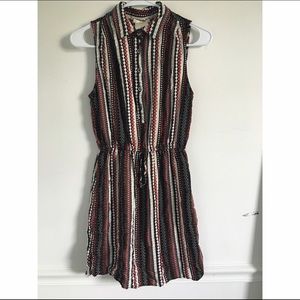 Geometric Collared Dress
