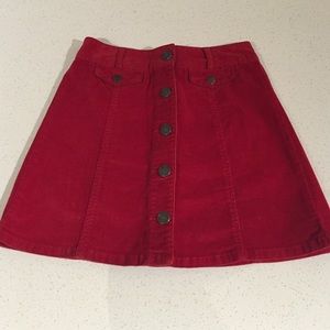 BDG urban outfitters corduroy high waisted skirt