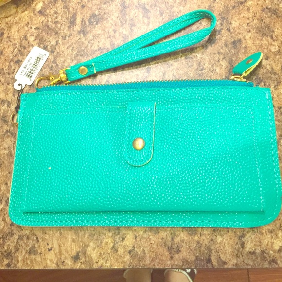 Aquamarine Textured Wallet