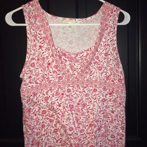 Red paisley tank!