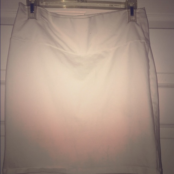 Mini White pencil skirt
