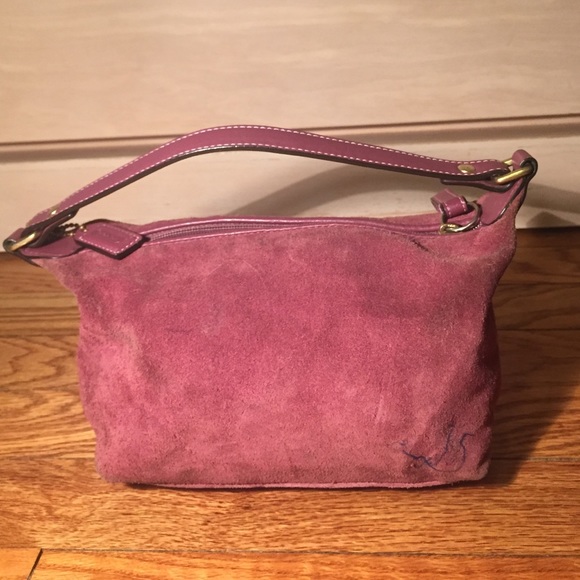 Suede Coach Purse - Picture 2 of 3