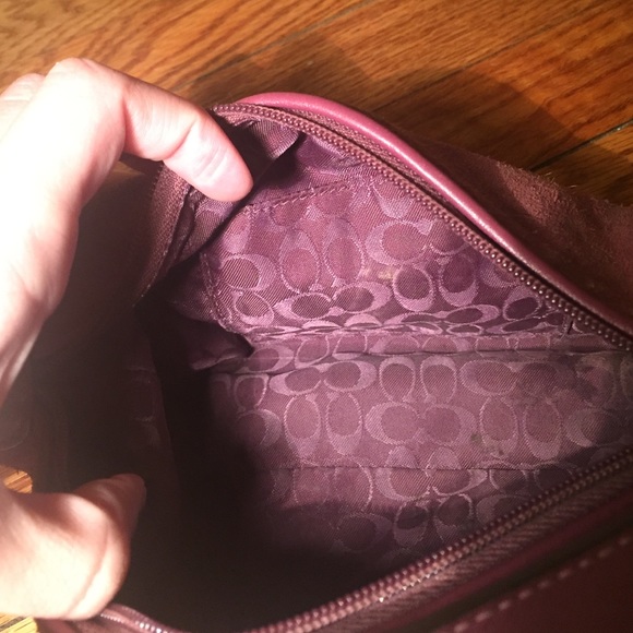 Suede Coach Purse - Picture 3 of 3