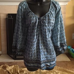 Very pretty blue boho tunic