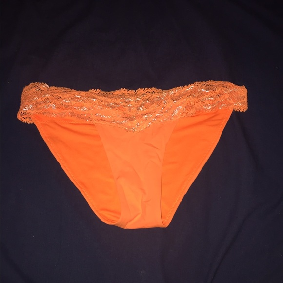 VS Neon orange bikini bottom