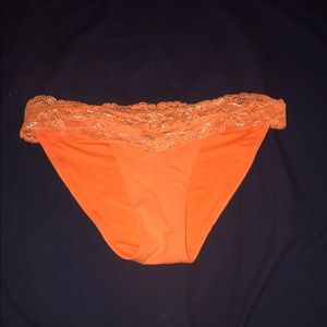VS Neon orange bikini bottom