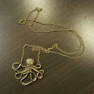 Octopus Pendant Necklace