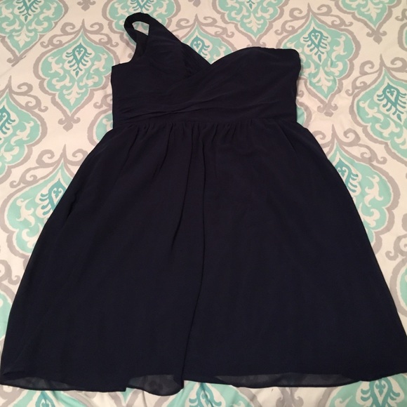 Alfred Angelo One Shoulder Formal Dress