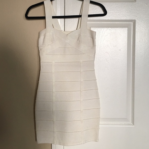 Sexy Ivory bandage Dress
