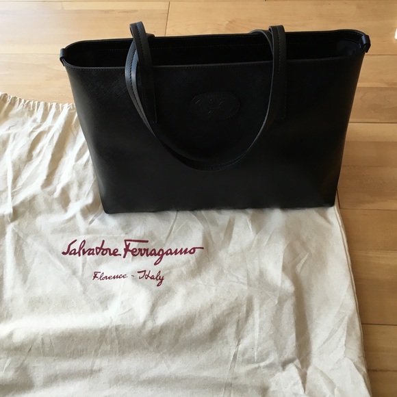 AUTHENTIC Salvatore Ferragamo black bag
