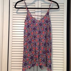 Flowy multicolor tank top