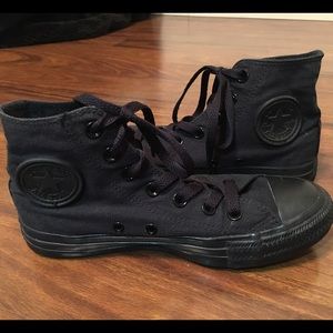 solid black high tops