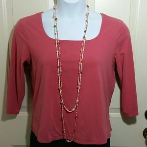 J.Jill square neck top
