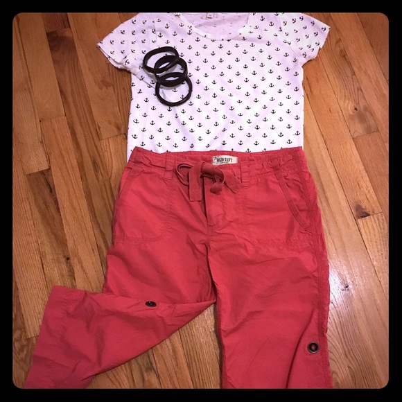 🌞 SALE Nantucket red cropped hiking pants