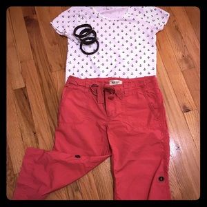 🌞 SALE Nantucket red cropped hiking pants