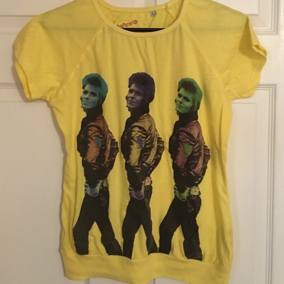 Amplified Tops - David Bowie shirt