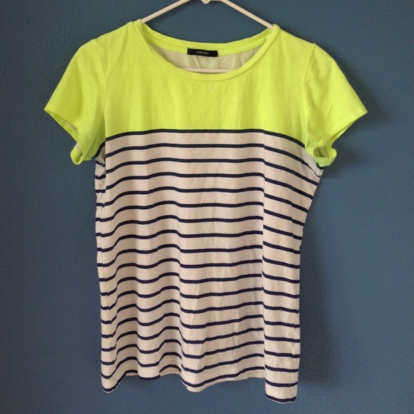 ᖴoᖇeᐯeᖇ 21 Striped Color Block Tee