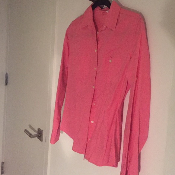 Coral Pink Uniqlo button down - Picture 2 of 2