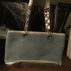 Denim tote bag