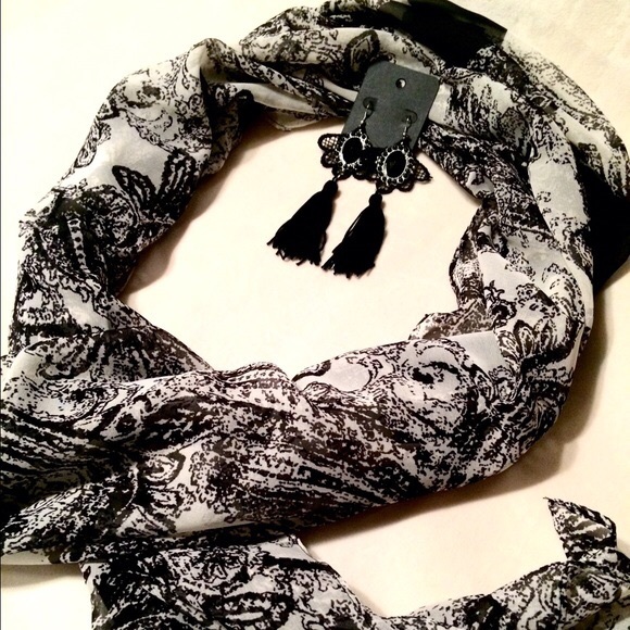 🎉2x HP ✨Oversized Chiffon Scarf - Picture 4 of 4