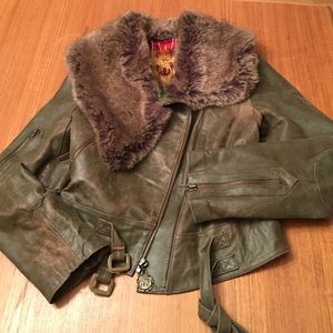 FLASH SALE!! L.A.M.B. Leather Moto jacket