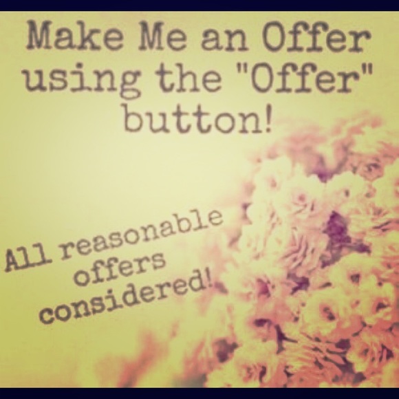 All reasonable offers will be considered