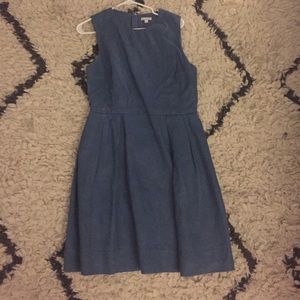Fit and Flare Blue Dress
