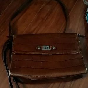 Brown crossbody bag