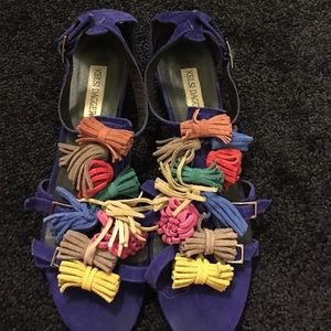 Suede sandals