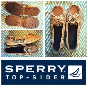 Sperry Top-Sider Angelfish w/Leopard Accent SZ 8.5