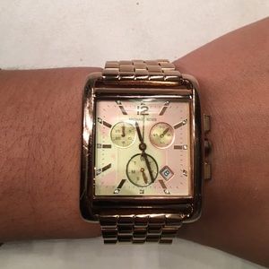Authentic Michael Kors rose gold watch