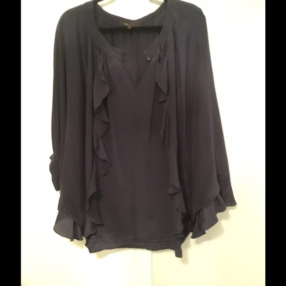 BCBG Navy Tunic