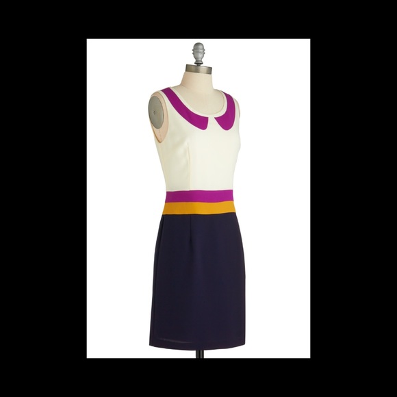 Dream in colorblock dress