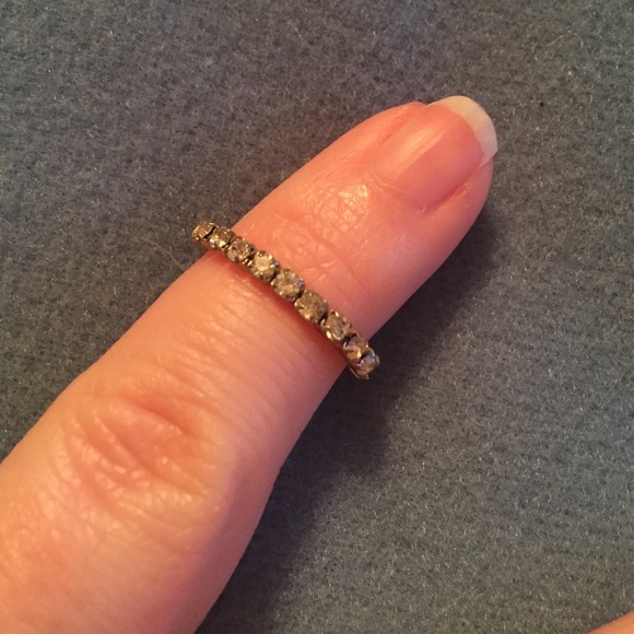 2 stretch rhinestones rings - Picture 2 of 4