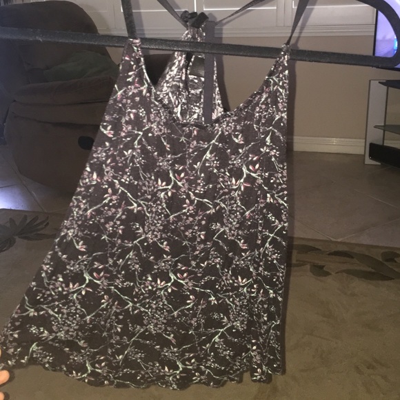 Cris cross back tank top