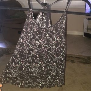 Cris cross back tank top