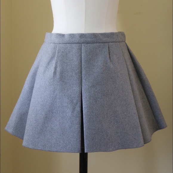 Wooly Grey Skirt - Picture 2 of 4