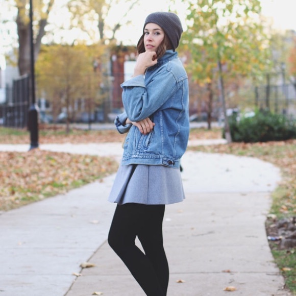 Wooly Grey Skirt - Picture 3 of 4