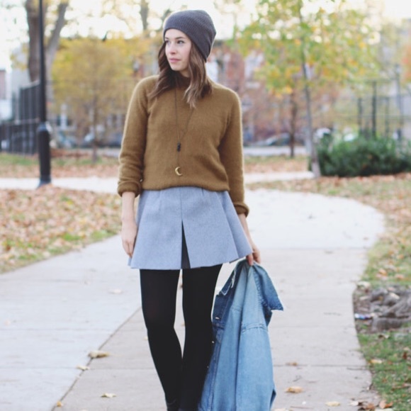 Choies Dresses & Skirts - Wooly Grey Skirt