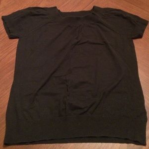 Banana republic black knit top