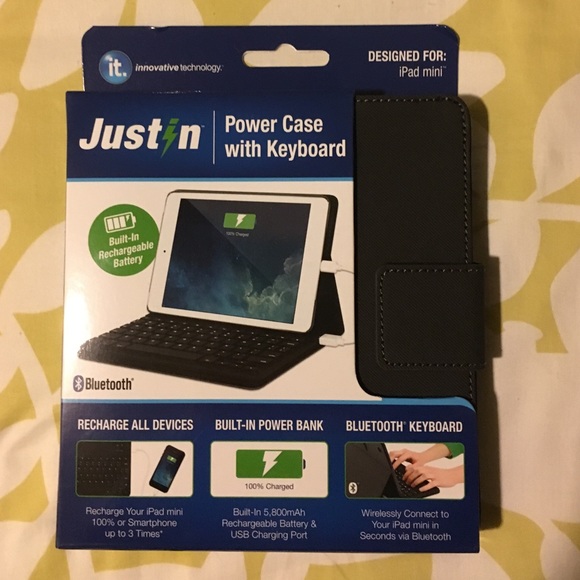 Justin Power Case with Keyboard