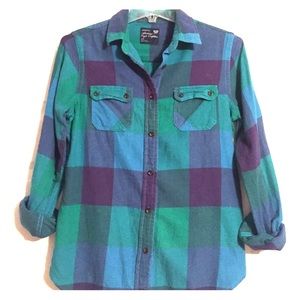 Buffalo Plaid Teal Flannel