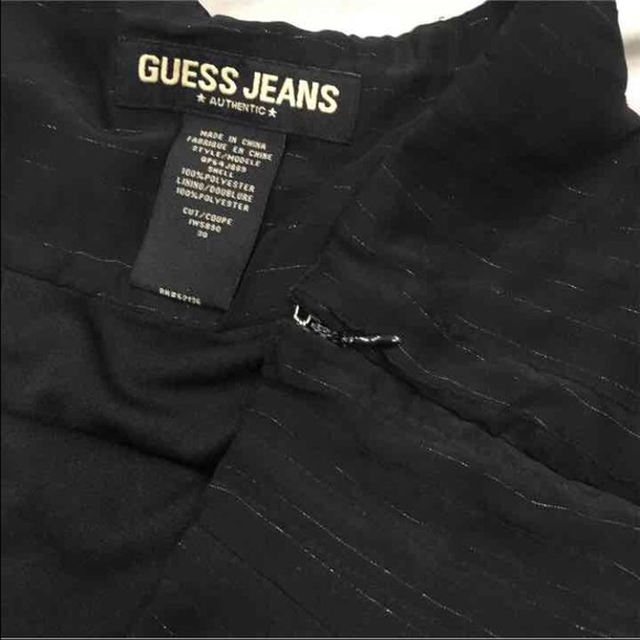 NEW GUESS JEANS Sheer Chiffon Lace Mini Skirt 30 - Picture 3 of 3